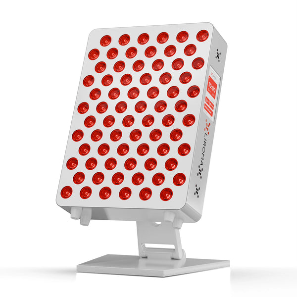 Liroma PrimeFORCE Compact Gen5 Rotlichtlampe mit 72 roten LEDs auf ausklappbarem Tischständer