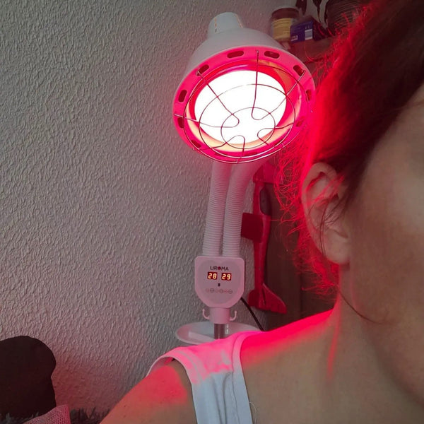 Lifestyle Mommy's over de infraroodlamp dubbele kop 507 - Liroma