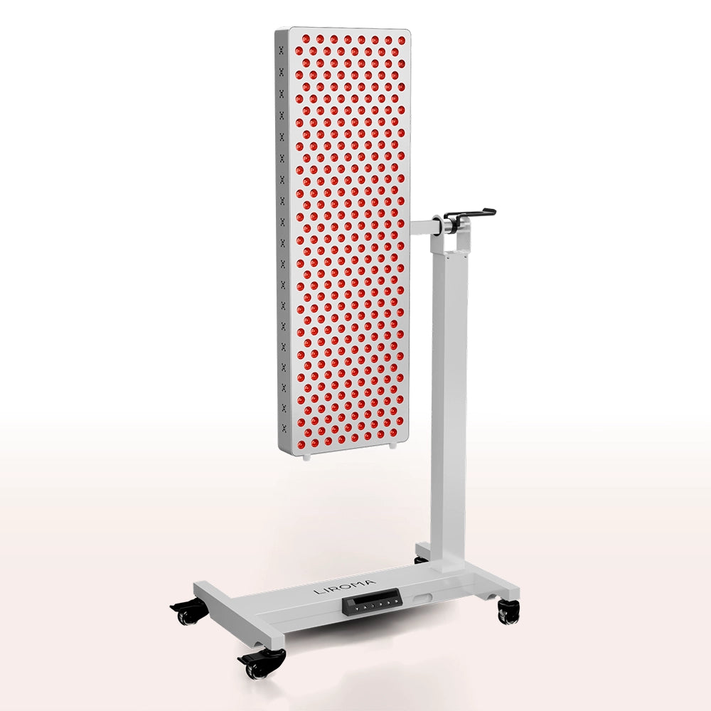 Liroma PrimeForce Elite roodlichttherapie paneel op elektrische standaard