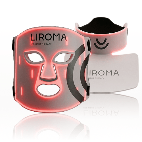 LIROMA GLOW® LED - Lichttherapie Gesichtsmaske mit Infrarot & rotes Licht - Liroma