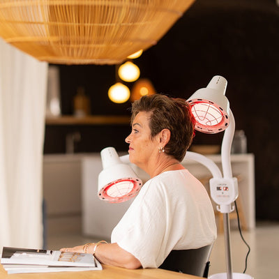 LIROMA® Infrarotlampe Doppelkopf – 507 – Ideal für zu Hause - Liroma