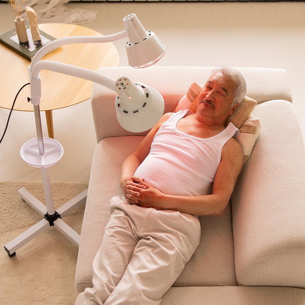 LIROMA® Infrarotlampe Doppelkopf – 507 – Ideal für zu Hause - Liroma